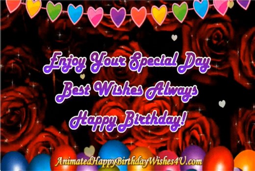 GIF animé Souhaits de joyeux anniversaire (1 achat, livraison gratuite) - Etsy France