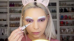 New editorial look, inspired by the browless queen Jeffree Star & the haters saying my smokey eye from a previous video, looked like I got "punched in the face". Best thing in life is to turn somebody's hatred or envy into your own creativity, so you can keep advancing in life 😄. That's the best way to silence the ignorance, move high up in life, those people are so far behind you, you can no longer hear them. Check out my instagram.com/alexandrapotora profile for a picture of this look as I ha