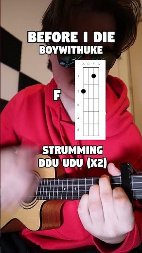 Before I Die - BoyWithUke (Ukulele Tutorial) #ukulele