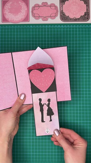 DIY Heart Waterfall Card Tutorial
