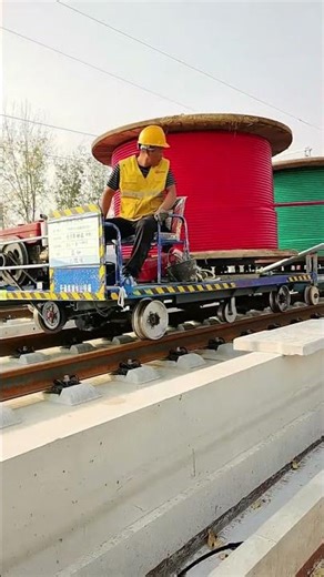 Efficient Cable Laying in Railway Automation #technology #scenichighway #infrastructure