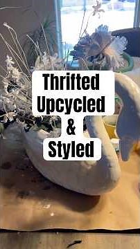 Transforming a thrifted Find…But WHY??? | DIY home decor | thrift flip | budget‑friendly home