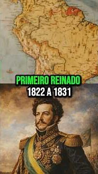 Primeiro Reinado 1822 a 1831 #shortsyoutube #historia #curiosidades