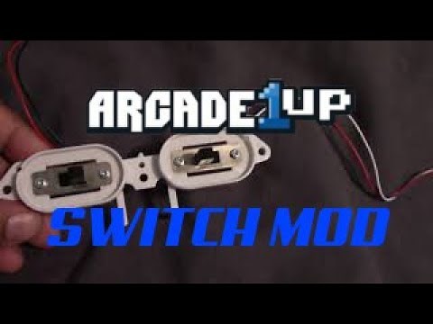 Arcade1up Power and Volume Switch Mod