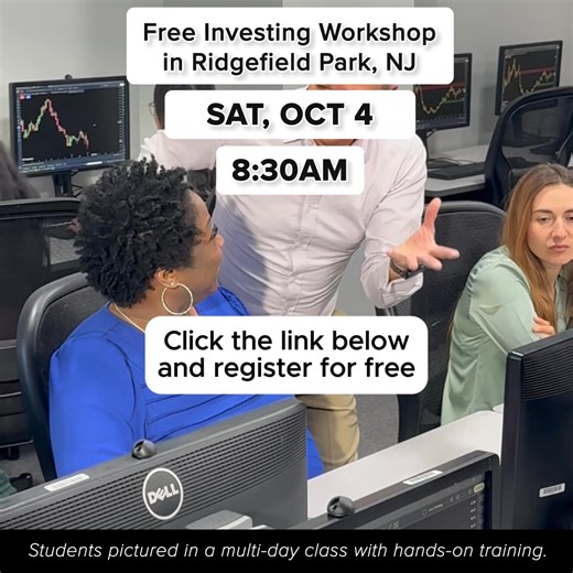 👉 𝗔𝘁𝘁𝗲𝗻𝗱 𝗧𝗵𝗲 𝗙𝗥𝗘𝗘 𝗜𝗡-𝗣𝗘𝗥𝗦𝗢𝗡 𝗧𝗿𝗮𝗱𝗶𝗻𝗴 𝗪𝗼𝗿𝗸𝘀𝗵𝗼𝗽! ✅ Two-hour live workshop at one of our education centers ✅ Weekly stock trade samples from some of our most popular instructors ✅ Trading QuickStart Kit packed with 𝟭𝟬 𝗺𝗶𝗻𝗶-𝗹𝗲𝘀𝘀𝗼𝗻𝘀 𝗼𝗻 𝗱𝗶𝗴𝗶𝘁𝗮𝗹 𝗮𝘀𝘀𝗲𝘁𝘀, 𝘀𝘁𝗿𝗮𝘁𝗲𝗴𝘆 𝗮𝗻𝗱 𝗺𝗼𝗿𝗲 👉 Do you think Wall Street uses the news and tips from their brother-in-law to decide when to buy and sell? 👈 𝗝𝗼𝗶𝗻 𝘂𝘀 𝗳𝗼𝗿 𝗮 𝗳𝗿𝗲𝗲 𝗶𝗻𝘁𝗿𝗼 
