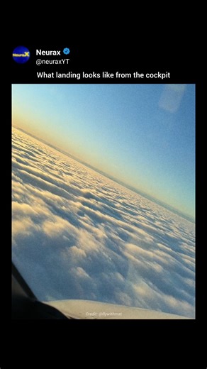 The moment before the runway appears