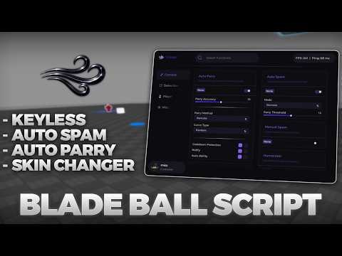 Blade Ball Script - Keyless, Skin Changer, Auto Parry, Auto Spam