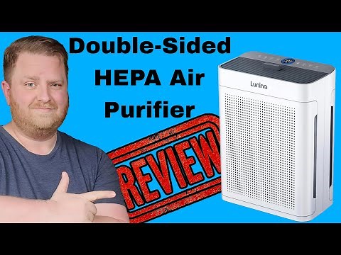 Review: Lunino Air Purifier With PM2.5 Sensor: 3000 sq. ft Coverage!