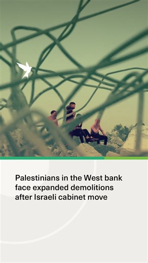 Israel’s cabinet approved measures expanding settlement authority, shifting planning control to Israeli bodies, and tightening enforcement in parts of the occupied West Bank. The decision means faster settlement growth, broader demolition powers, and deeper Israeli control over Palestinian areas. In Hebron, families are now witnessing the consequences, homes demolished, land restricted, and fears of de facto annexation growing. | The New Arab