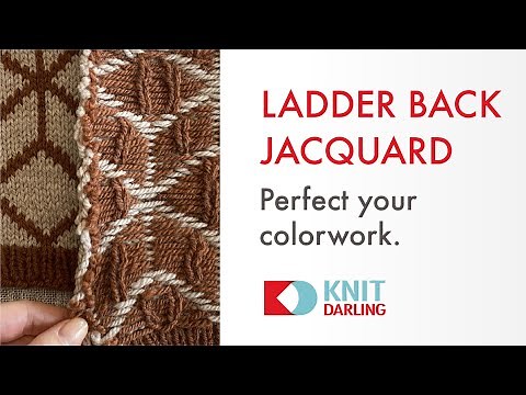 Ladder Back Jacquard - Invisibly Manage Long Floats in Stranded Knitting