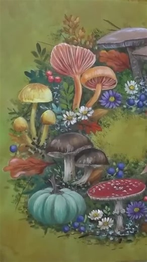 “How to Paint an Autumn Wreath” 🍂🍁🍃 Part 1 and 2 are available on our website and YouTube channel. Thank you so much to all who tuned in for the live ❤️ Full tutorial: https://www.youtube.com/live/AoFZEYXD-cA?si=_pyO3HH5xxJIV98Y #fallart #autumnwreath #acrylicpaintingoncanvas #reelart #autumnpainting | Angela Anderson Fine Art