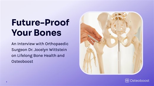 Future-Proof Your Bones: How Orthopaedic Surgeons Think About Bone Health
