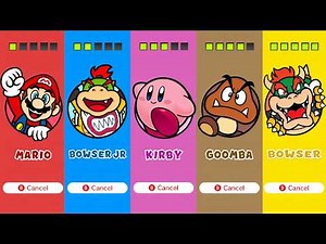 Super Mario 3D World - All DLC Characters (HD)