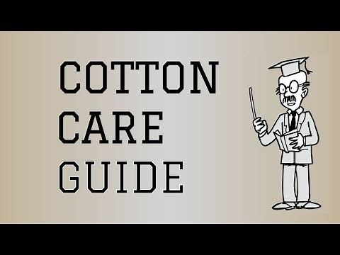 Fabric Care Guide : Cotton | How to care for Cotton Clothing