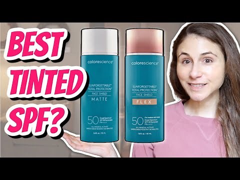 NEW COLORESCIENCE FACE SHIELD FLEX & MATTE TINTED SUNSCREENS | Dr Dray