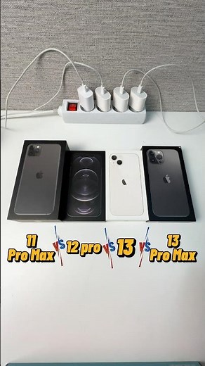 iPhone 11 Pro Max vs 12 Pro vs 13 vs 13 Pro Max Power On Boot Speed Test Comparison