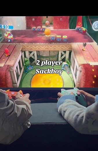 The game was said to be simple,but I didn’t expect to get harder as is progressed#game #mutiplayergame #sackboy #steam