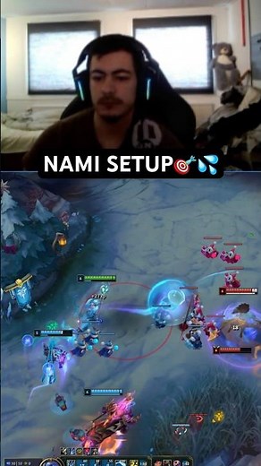 Nami Gank Setup With Perfect Bubble 😱💧 #Nami #LeagueOfLegends #League