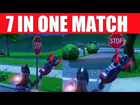 Destroy Stop Signs With the Catalyst outfit in a Single Match - 7 Stop Sign Locations in Fortnite