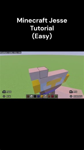 Minecraft Jesse Tutorial #minecraft #minecraftshorts #youtubeshorts #minecraftbuilding