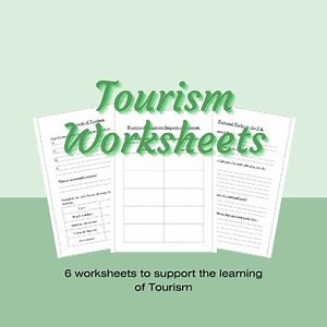 Geography Tourism Worksheets