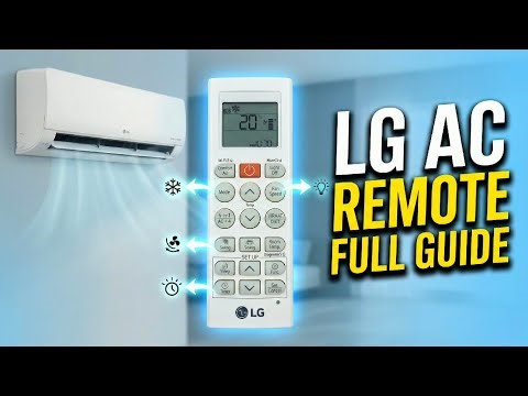 LG AC Remote Full Guide | LG Air Conditioner Remote Buttons Explained | Complete Functions Tutorial
