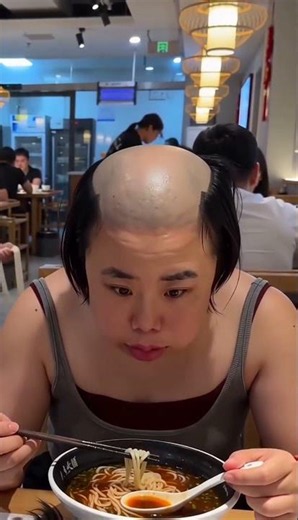 Không ngờ mẹ lại là người đầu trọc!