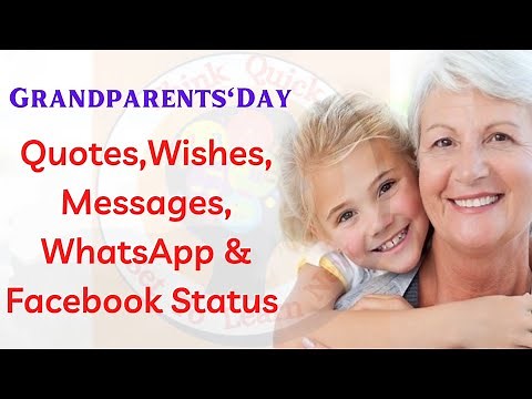 The Best Grandparents Day Quotes, Messages, Wishes and Status | How to Thank and Wish Grandparents