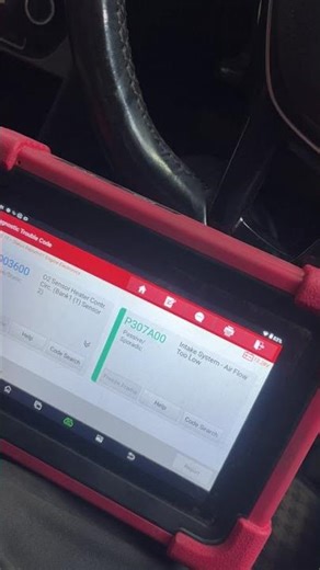 VW polo P307A00 intake system -Air flow too low