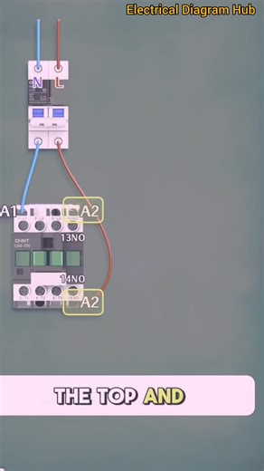 How to Wire a Contactor Latching Circuit | Easy Motor Start Stop Wiring Explained #electrician #viral #electrical #connection #automobile #usa #highlights #fblifestyle #fbreels23 #electrician #electricwork #electricity #virals #electrical #facebookpost #fbreelsvideo #wiring Work#WiringSolutions | 𝐄𝐥𝐞𝐜𝐭𝐫𝐢𝐜𝐚𝐥 𝐃𝐢𝐚𝐠𝐫𝐚𝐦 𝐇𝐮𝐛