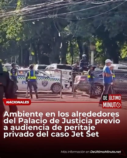De Último Minuto on Instagram: "En los alrededores del Palacio de Justicia se observa un ambiente de expectativa y movimiento previo a la audiencia de peritaje privado correspondiente al caso Jet Set. Las autoridades mantienen el orden y la seguridad ante el interés que ha generado el proceso judicial. Amplía esta y otras informaciones en nuestra página web: www.deúltimominuto.net #DeÚltimoMinuto #ElPeriódicodelaVerdad"