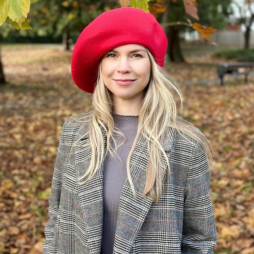 Extra Oversize Wool Beret for Women (fits for Large Head) | Large Beret | Beret for Large Noggin | Handcrafted Wool Hat | | Slouchy Beret - Etsy