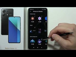 How to Enable Always On Display on Redmi Note 13 - Turn ON AOD