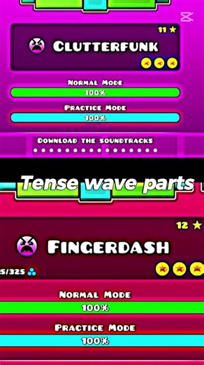 Clutterfunk vs FingerDash Match 3 Who wins?🏆🏆🏆 | #geometrydash #tournament #comparison #edit.