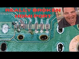 Every pad is broken! Extreme HDMI port repair for an Xbox Series S!