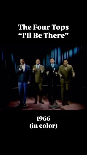 The Four Tops “I’ll Be There” 1966 #rnb #motown #thefourtops #illbethere #classic #music #singers