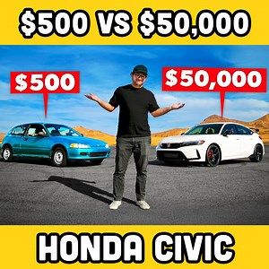 $500 vs $50,000 Honda Civic | Donut Media
