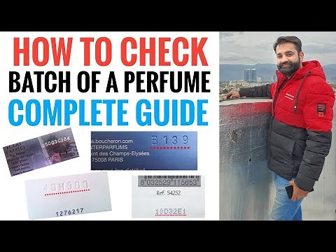 How to check Batch of Perfume