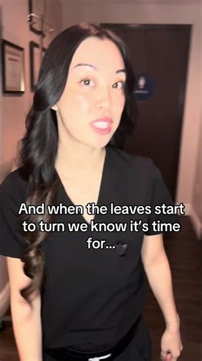 Its officially fall so you know what that means 🍂 #laserskinrejuvenation #shorts