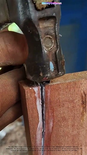 Hammering Nails: How a Simple Tool Joins Wood with Precision