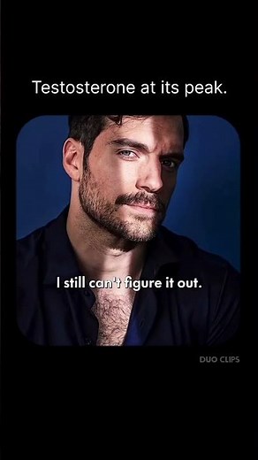 Hency Cavil grew a beard during shooting a movie scene