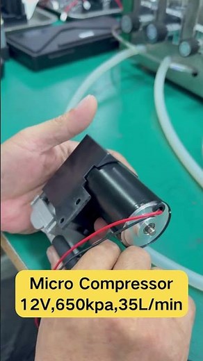 35L/min Micro Compressor | High Pressure 650kPa | 12V Brushless Mini Compressor by BODENFLO