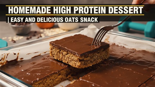 Homemade High Protein Dessert | Easy and Delicious Oats Snack