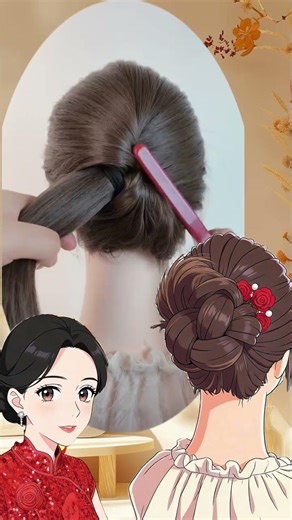 #Compile and distribute tutorials#Everyday hairstyles#Autumn and winter hairstyles#Bun