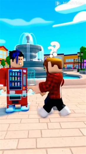You drink juice in Roblox and turn into a vending machine🧃🤖 #roblox #robloxshorts#robloxedit #rblx