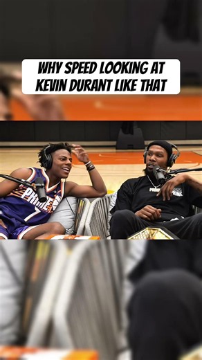 KD aint feeling the energy that Speed’s giving #stream #ishowspeedshorts #nba #finals #kd
