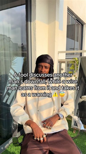 Learn From Others' Downfall — Wise vs Fool Warning