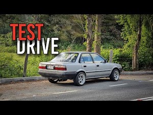TEST DRIVE TOYOTA COROLLA 1989