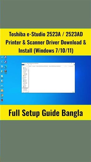 How to Download and Install Toshiba e-Studio 2523A / 2523AD Printer & Scanner Driver