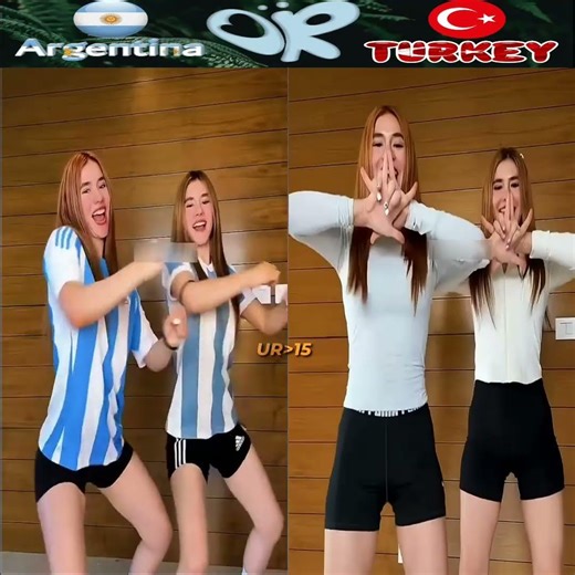 ARGENTINA 🇦🇷 🆚 🇹🇷 TURKEY Dance Challenge 🤯🪄 #shortfeed #trophychallenge